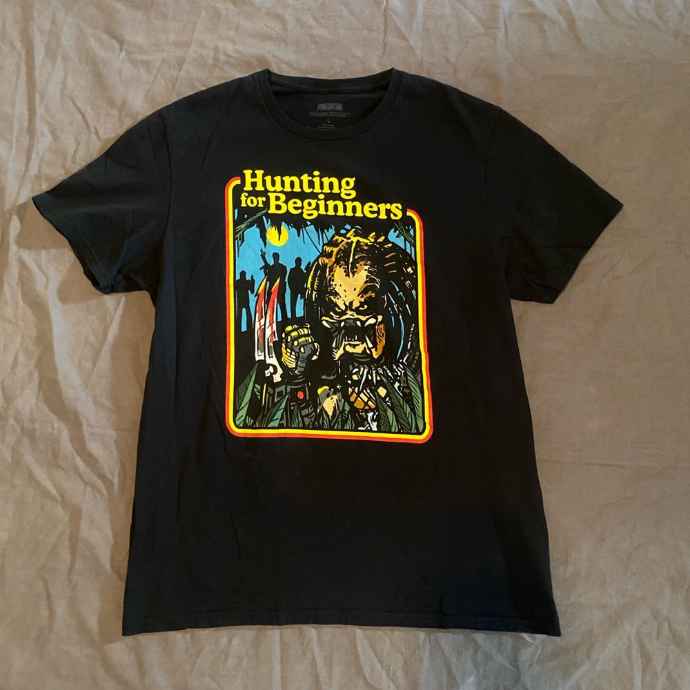 Hunting for Beginners Black Graphic Tee